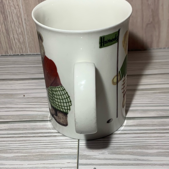 Harrods Bears Golfing Coffee Tea Mug Fine Bone China England - Picture 3 of 10